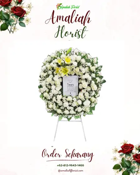 Krans Bunga Duka Perkumpulan Budi Abadi Hoo Hap Hwee Yogyakarta