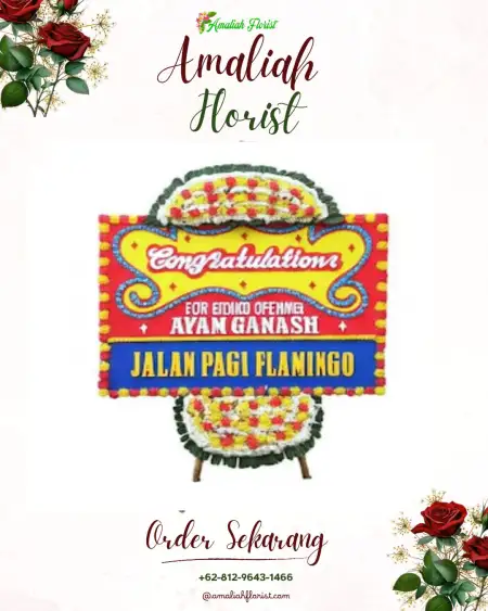 Sewa Papan Bunga Perkumpulan Budi Abadi Hoo Hap Hwee Yogyakarta